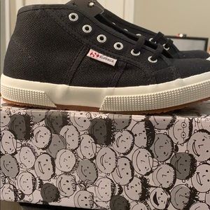 NIB Superga JCOT Classic black high tops 13